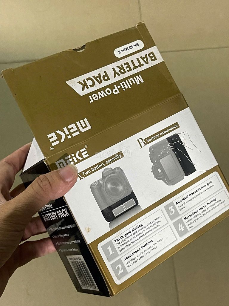 Grip máy ảnh Meike MK-5D Mark II. Mua bán Máy ảnh, Máy quay tại Quận 7 Tp Hồ Chí Minh được đăng bởi Đạt Nguyễn hình 1