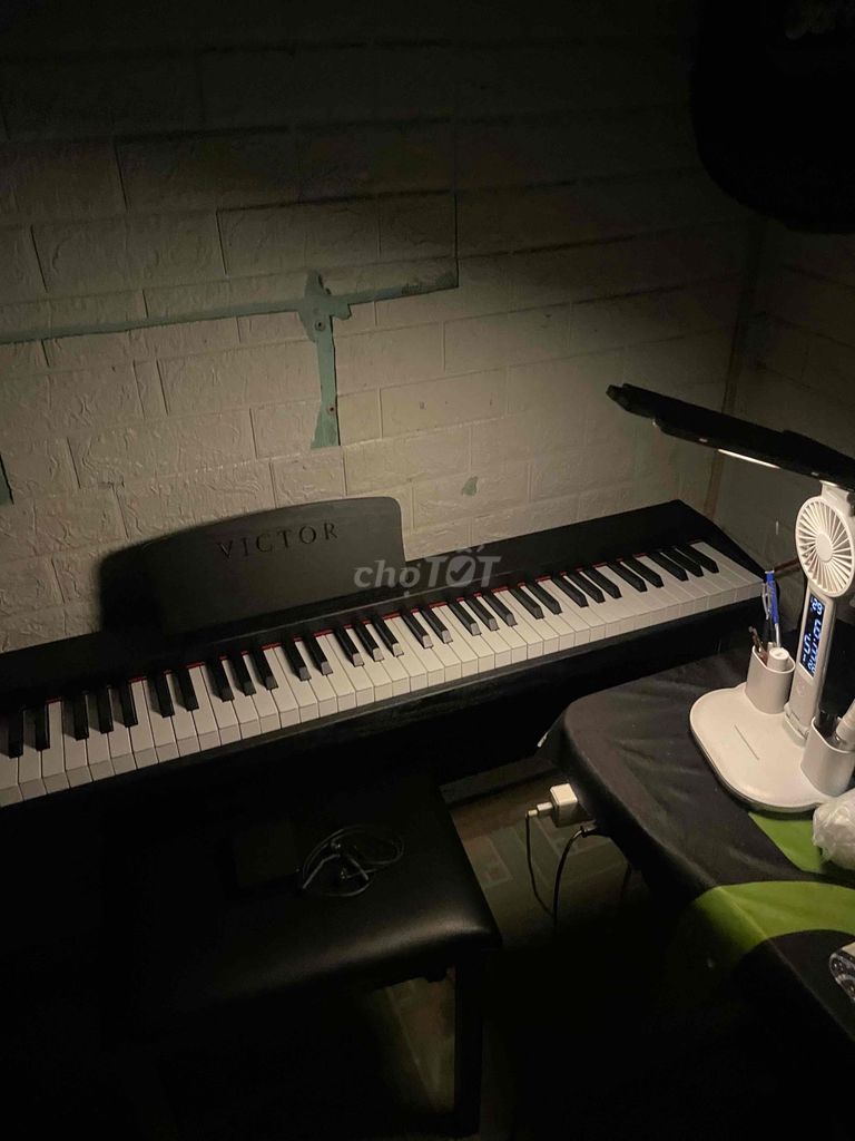 Đàn piano điện Victor VT02 Đen Như mới. Mua bán Nhạc cụ tại Quận Liên Chiểu Đà Nẵng được đăng bởi Phước Thắng Võ hình 1