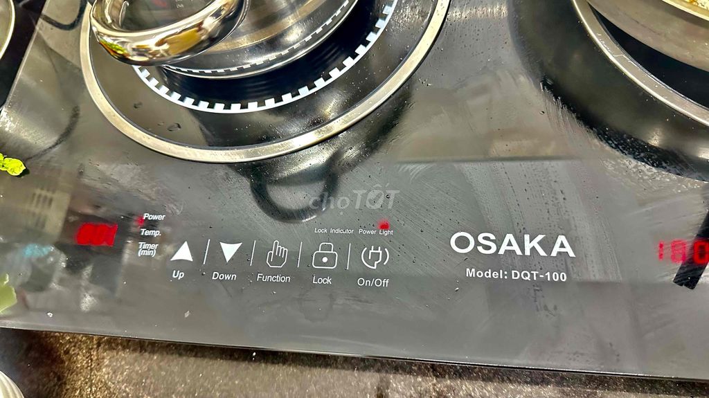 Bếp điện đôi OSAKA DQT-100 Từ hồng ngoại Đen. Mua bán Bếp, lò, đồ điện nhà bếp tại Quận 12 Tp Hồ Chí Minh được đăng bởi Meekah hình 1