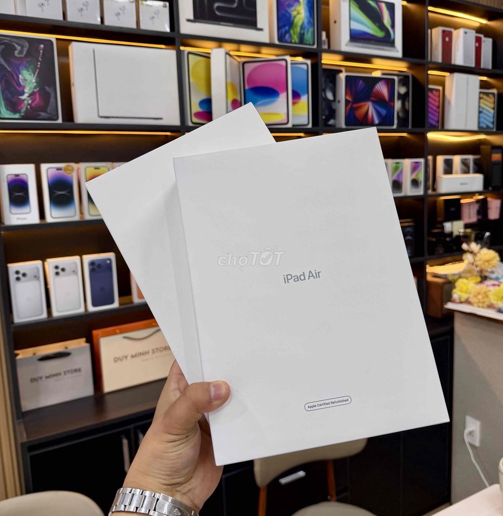 Apple iPad Air 6 256GB Starlight/Grey Newseal. Mua bán Máy tính bảng tại Quận Thanh Khê Đà Nẵng được đăng bởi Duy Minh Apple Store hình 1