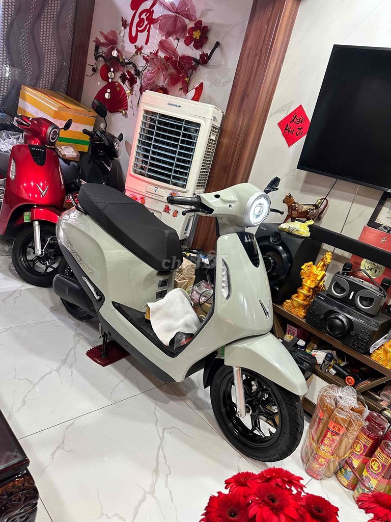Электроскутер VinFast Evo Grand конец 2025 Оливковый