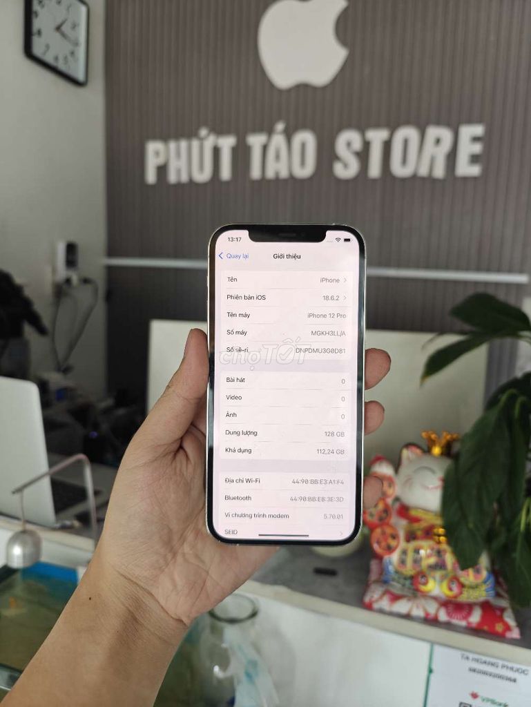 Apple iPhone 12 Pro 128GB Trắng zin full chức năng. Mua bán Điện thoại tại Quận 12 Tp Hồ Chí Minh được đăng bởi HP hình 1