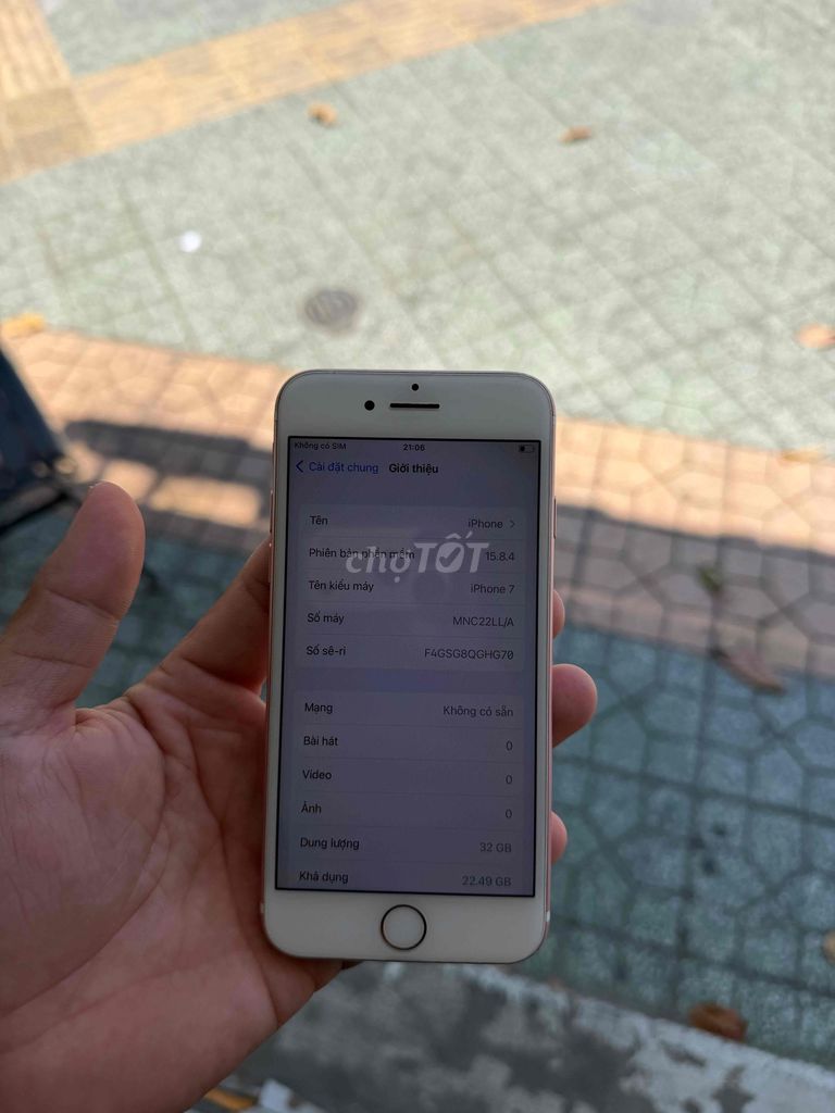 Apple iPhone 7 32GB Hồng. Mua bán Điện thoại tại Thành phố Bến Tre Bến Tre được đăng bởi ÚT KHỜ hình 1