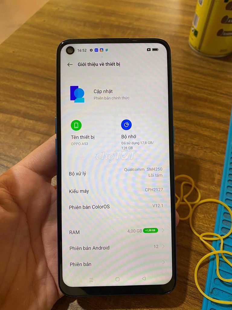 Oppo A53 4GB/128GB Xanh dương. Mua bán Điện thoại tại Quận Sơn Trà Đà Nẵng được đăng bởi hùng hình 1