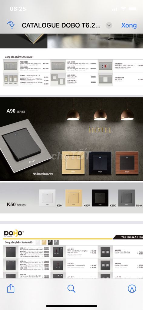 Mặt viền công tắc Dobo A90 Nâu. Mua bán Nội thất, đồ gia dụng khác tại Huyện Hòa Vang Đà Nẵng được đăng bởi hung phan hình 1