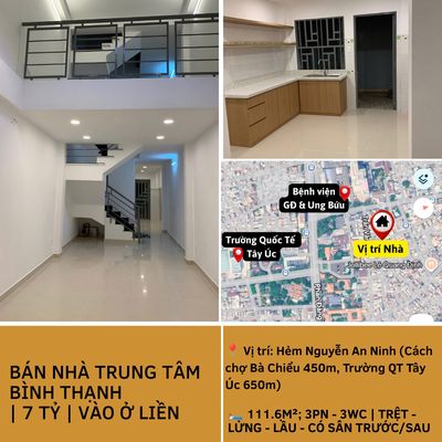 Townhouse 53.6 m² · 3 bed · Đường Nguyễn An Ninh