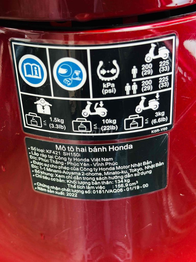 Chào bán SH150 ABS xe tháng 12 /2022 mà mới như 20. Mua bán Xe máy tại Quận Hà Đông Hà Nội được đăng bởi Nguyên Việt Anh hình 7