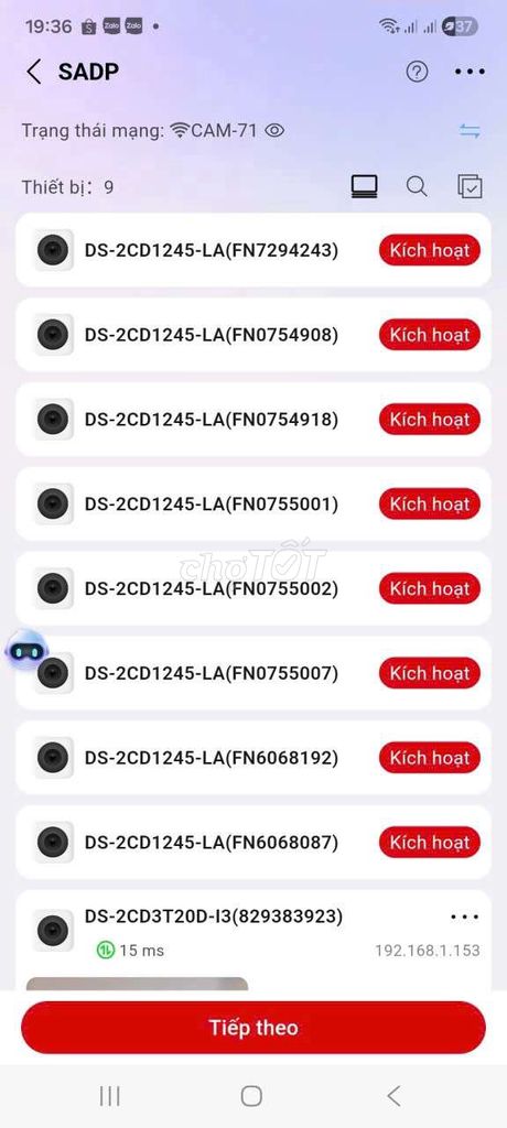 Camera IP Hikvision 4MP Tích hợp mic. Mua bán Máy ảnh, Máy quay tại Huyện Mỏ Cày Bắc Bến Tre được đăng bởi Camera Cũ Mỏ Cày Bắc Bến Tre hình 1