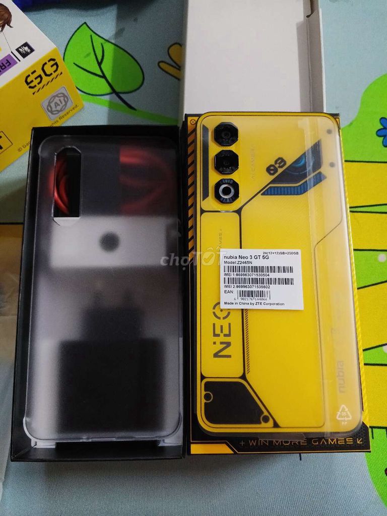 Nubia Neo 3 GT 256GB Vàng. Mua bán Điện thoại tại Quận 10 Tp Hồ Chí Minh được đăng bởi PHONE MALL hình 1