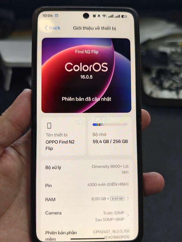 OPPO Find N2 Flip 256GB full chức năng . Mua bán Điện thoại tại Thành phố Thủ Đức Tp Hồ Chí Minh được đăng bởi Tuấn Anh hình 1