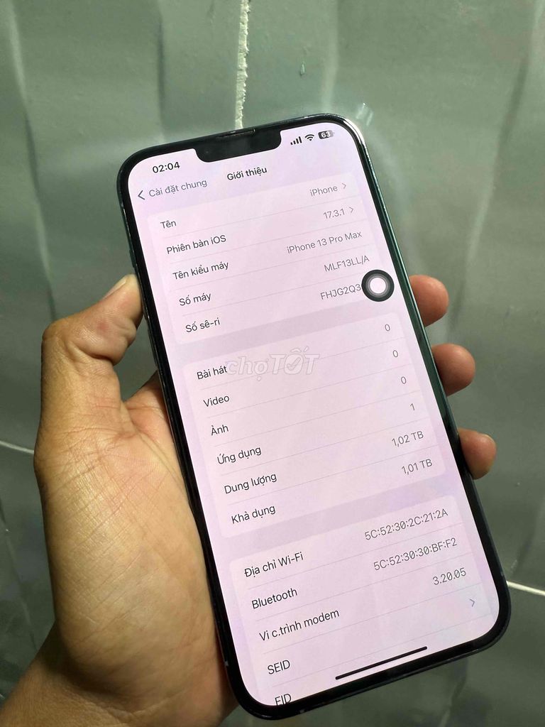 iphone 13 pro max 1TB (1024gb) lock mỹ LL