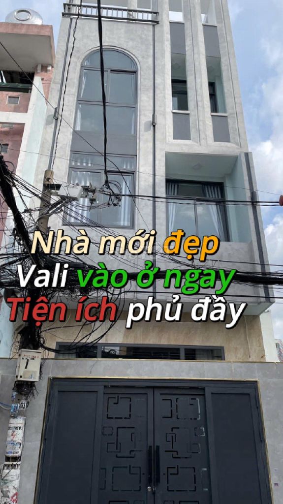 Nhà mới . đẹp,Vali vào ở ngay.Phạm văn Chiêu.Gò vắp