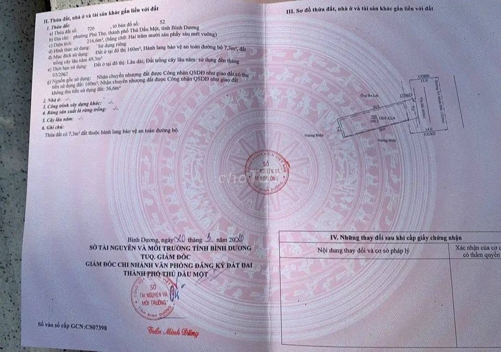 Bán nhà mặt tiền Võ Minh Đức, Phú Thọ, Thủ Dầu Một