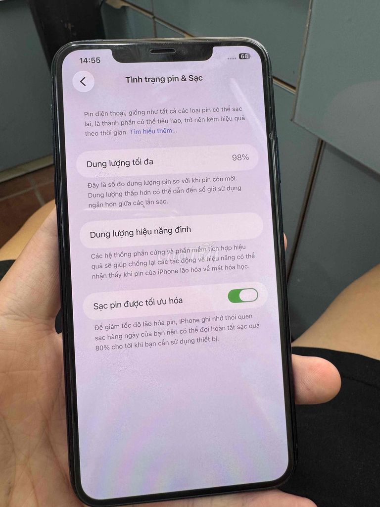 iPhone 11 Pro Max 64GB Xám. Mua bán Điện thoại tại Quận 8 Tp Hồ Chí Minh được đăng bởi Trịnh Tùng hình 1