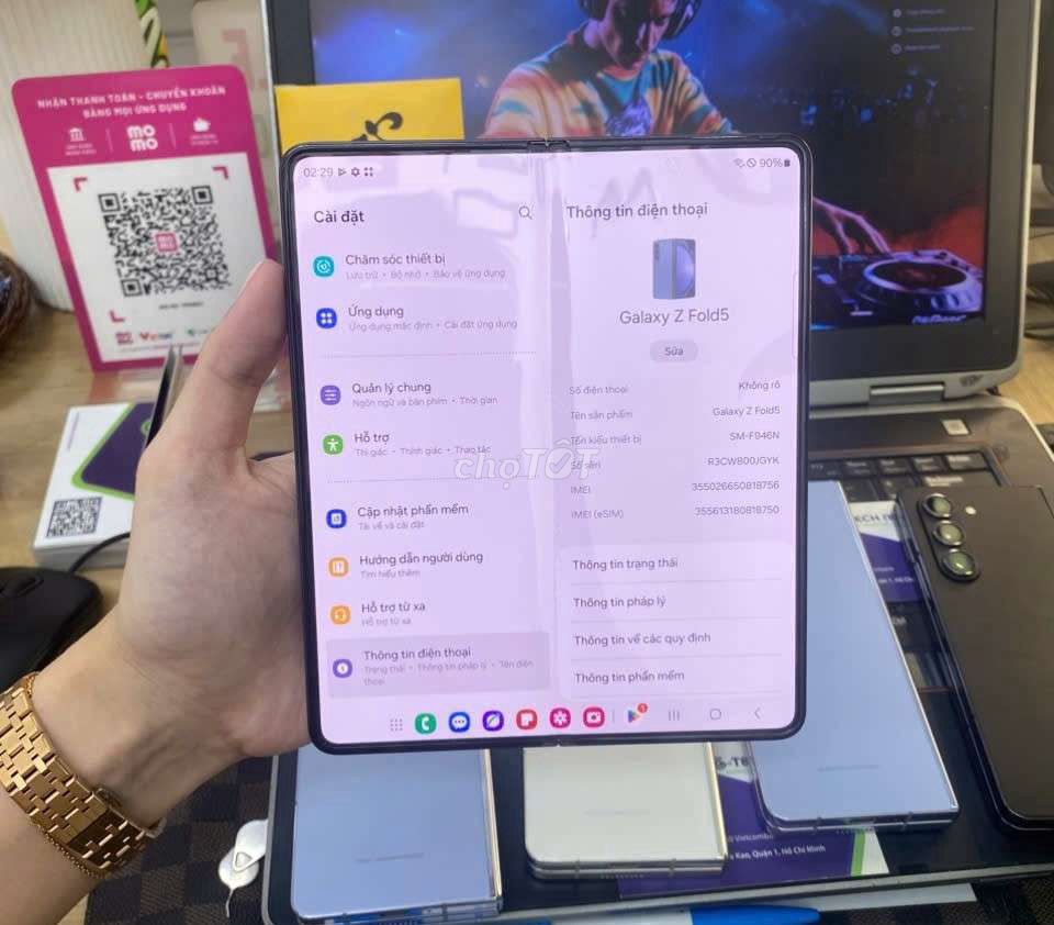 Samsung Galaxy Z Fold5 Xanh Dương 512GB. Mua bán Điện thoại tại Quận Gò Vấp Tp Hồ Chí Minh được đăng bởi Minh phương hình 1