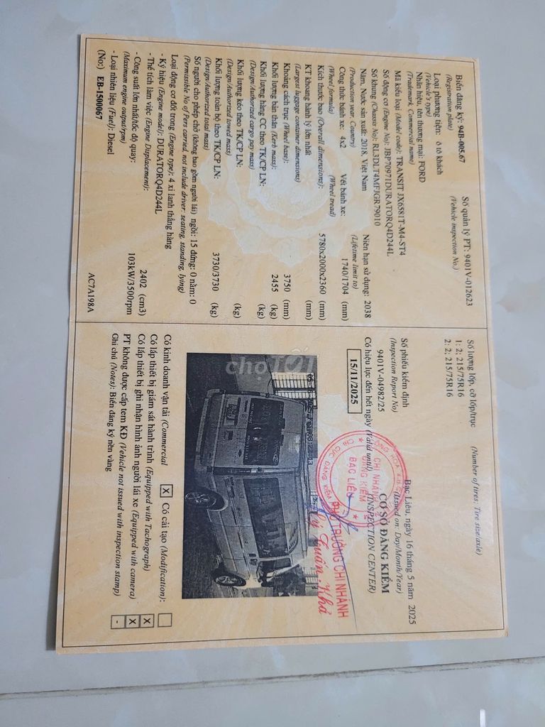 BÁN XE FORD TRANSIT ĐỜI 2018 BẢN TRUNG SỐ SÀN. Mua bán Ô tô tại Thành phố Sóc Trăng Sóc Trăng được đăng bởi Du lịch Thanh Xuân hình 8