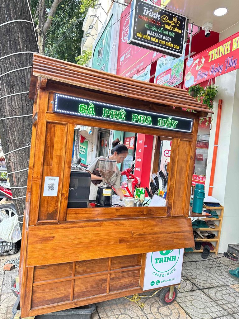 xe gỗ  cafe mang đi. Mua bán Phương tiện khác tại Quận Tân Phú Tp Hồ Chí Minh được đăng bởi Băng Trinh hình 5