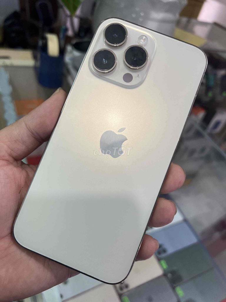 iPhone 14 Pro Max 512GB Vàng Mỹ zin áp suất. Mua bán Điện thoại tại Thành phố Mỹ Tho Tiền Giang được đăng bởi Sanh Phone hình 1