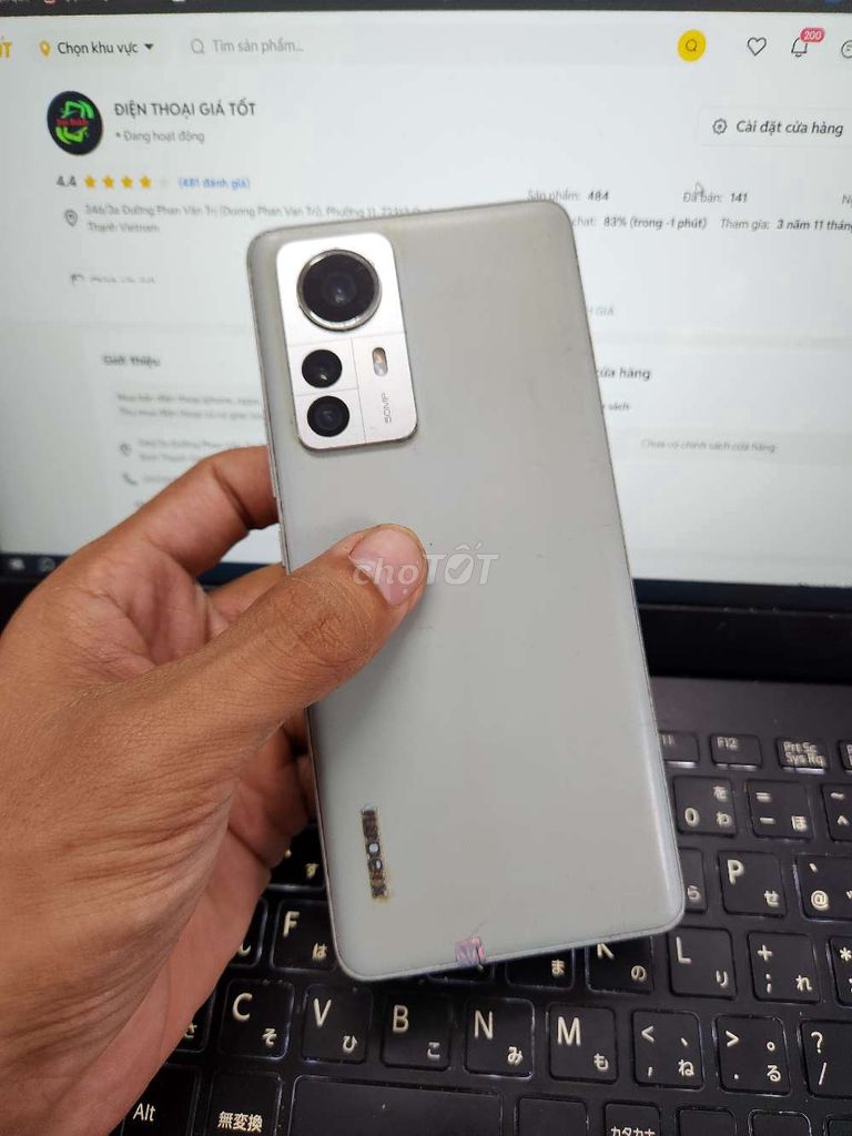 XIAOMI 12 PRO 8GB.128GB SNAP 8 GEN 1 QTE FULL CN. Mua bán Điện thoại tại Quận Bình Thạnh Tp Hồ Chí Minh được đăng bởi Dân Mobile hình 1