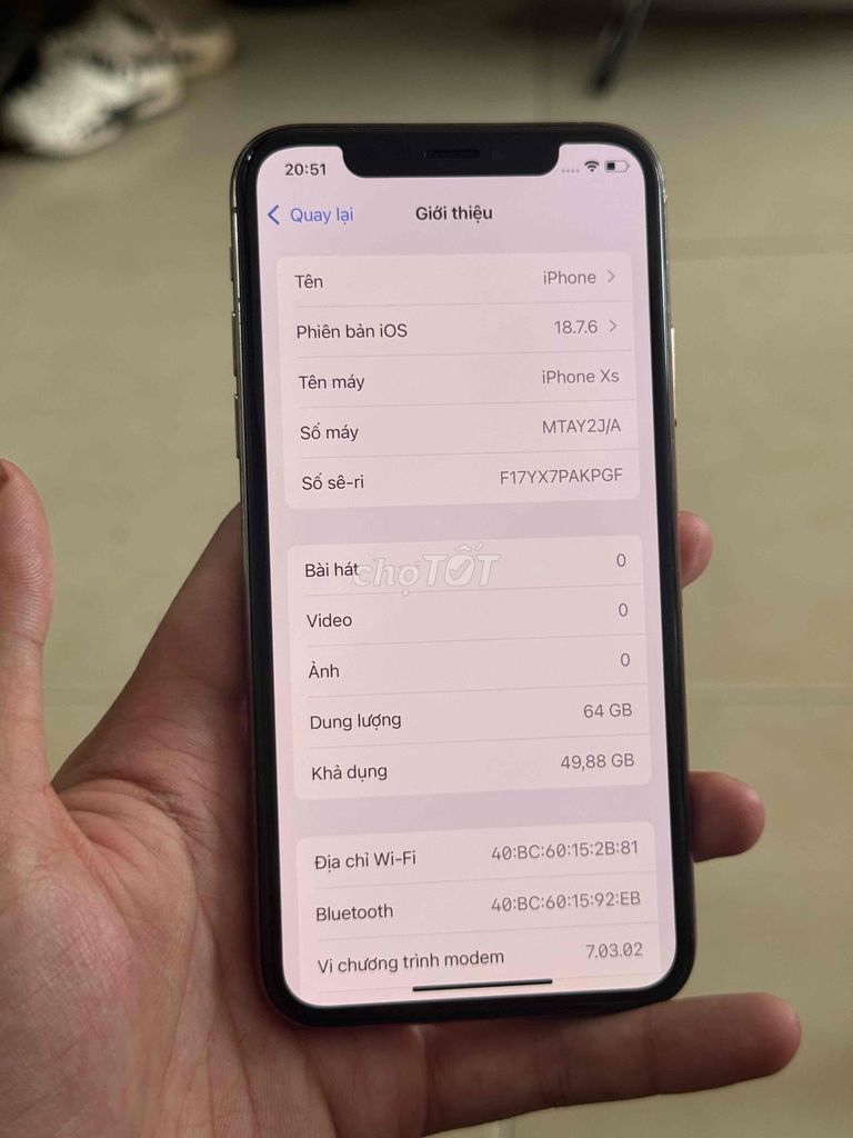 iPhone XS 64GB Vàng 97%. Mua bán Điện thoại tại Thành phố Dĩ An Bình Dương được đăng bởi cris đặng hình 1