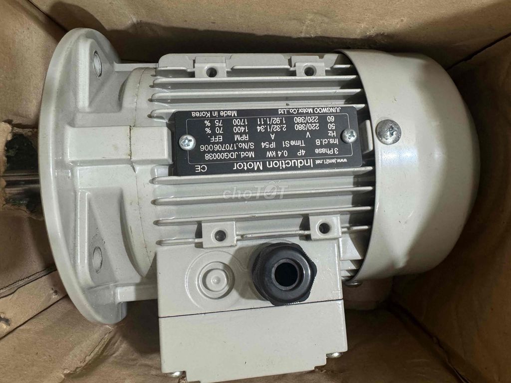 Động cơ điện JUNGWOO Motor Induction Motor. Mua bán Đồ chuyên dụng, Giống nuôi trồng tại Quận Cầu Giấy Hà Nội được đăng bởi phanvanhuy hình 1