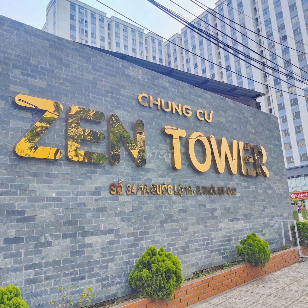 Căn hộ chung cư Zentower , quận 12, dt 65m2