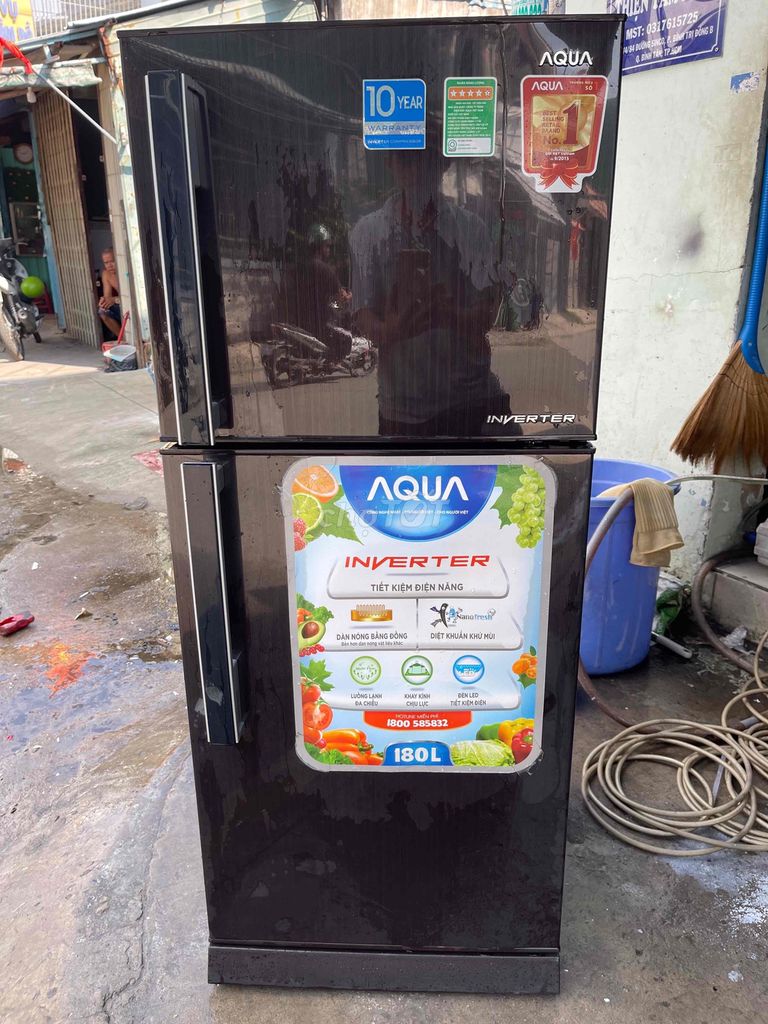 Thanh Lý Tủ Lạnh AQua Inverter 180L Như Mới