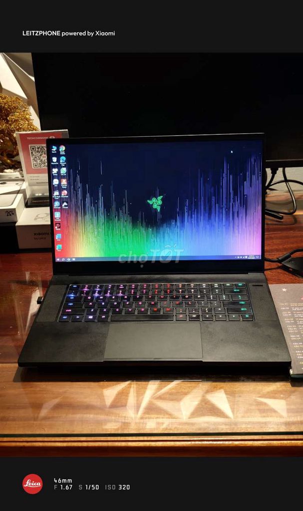 Razer Blade 15 i7 Gen 9 8GB/512GB 240Hz. Mua bán Laptop tại Quận Tân Bình Tp Hồ Chí Minh được đăng bởi ĐIỆN THOẠI NGON hình 1