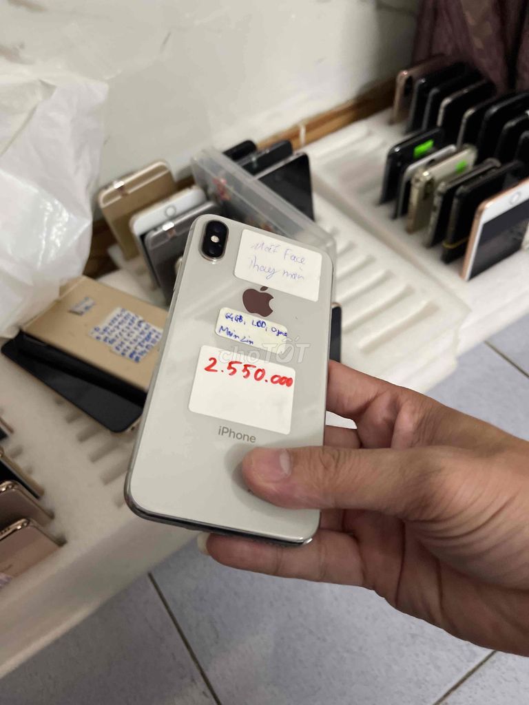 Apple iPhone X 64GB Trắng Đã qua sử dụng. Mua bán Điện thoại tại Quận Ngũ Hành Sơn Đà Nẵng được đăng bởi Sim Số Đại Tài hình 1