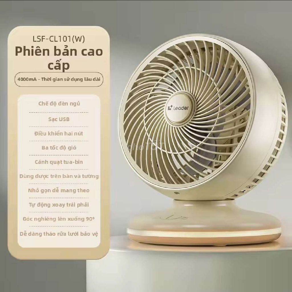 Quạt bàn Haier Leader LSF-CL101(W) Mới. Mua bán Quạt tại Quận 6 Tp Hồ Chí Minh được đăng bởi Hào hình 1