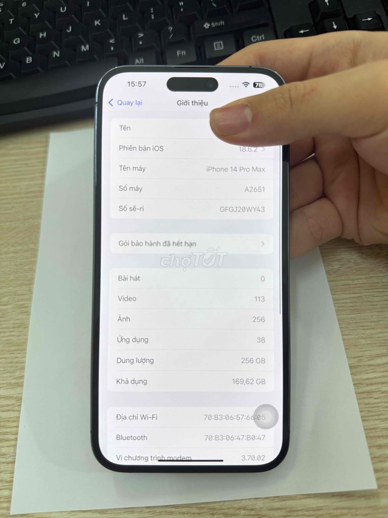 cần lên đời để lại cây 14prm bản lla. Mua bán Điện thoại tại Quận Thanh Khê Đà Nẵng được đăng bởi Đăng bá mạnh hình 3
