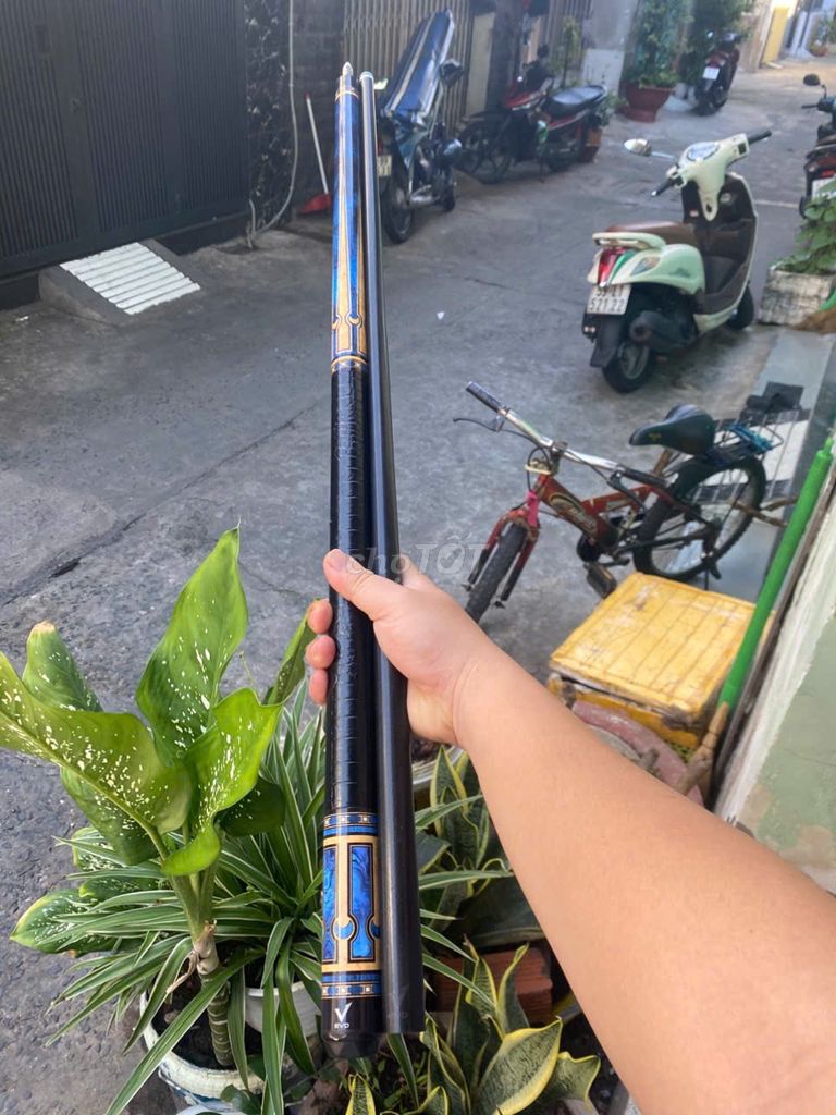 Cơ bida V Evo Gỗ Đen, Xanh. Mua bán Đồ thể thao, Dã ngoại tại Quận 3 Tp Hồ Chí Minh được đăng bởi nguyên hình 1