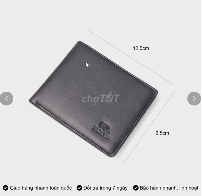 VÍ DA BÒ ĐỰNG DÁNG NGANG BASIC FADODA VN040