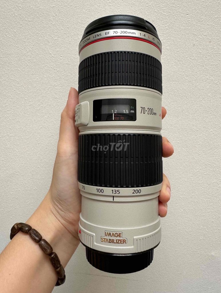 Canon EF 70-200mm F4 L IS USM xách US mới 99%.