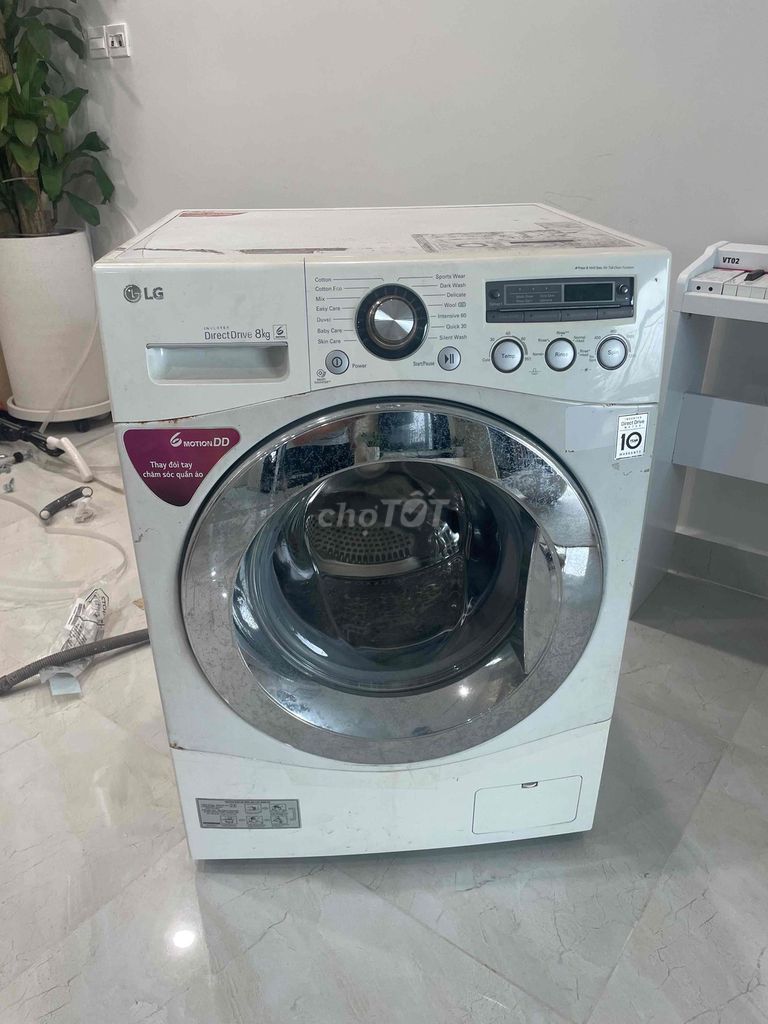 Máy giặt LG 8Kg Invester cửa ngang đã qua sử dụng. Mua bán Máy giặt tại Quận Hoàn Kiếm Hà Nội được đăng bởi Anderson Lê hình 2