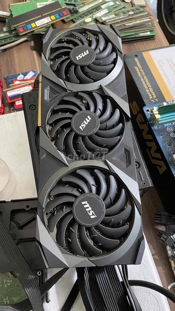 Card đồ họa MSI Ventus 3080 10G Đen. Mua bán Linh kiện (RAM, Card...) tại Thành phố Cao Lãnh Đồng Tháp được đăng bởi PC 2ND hình 1
