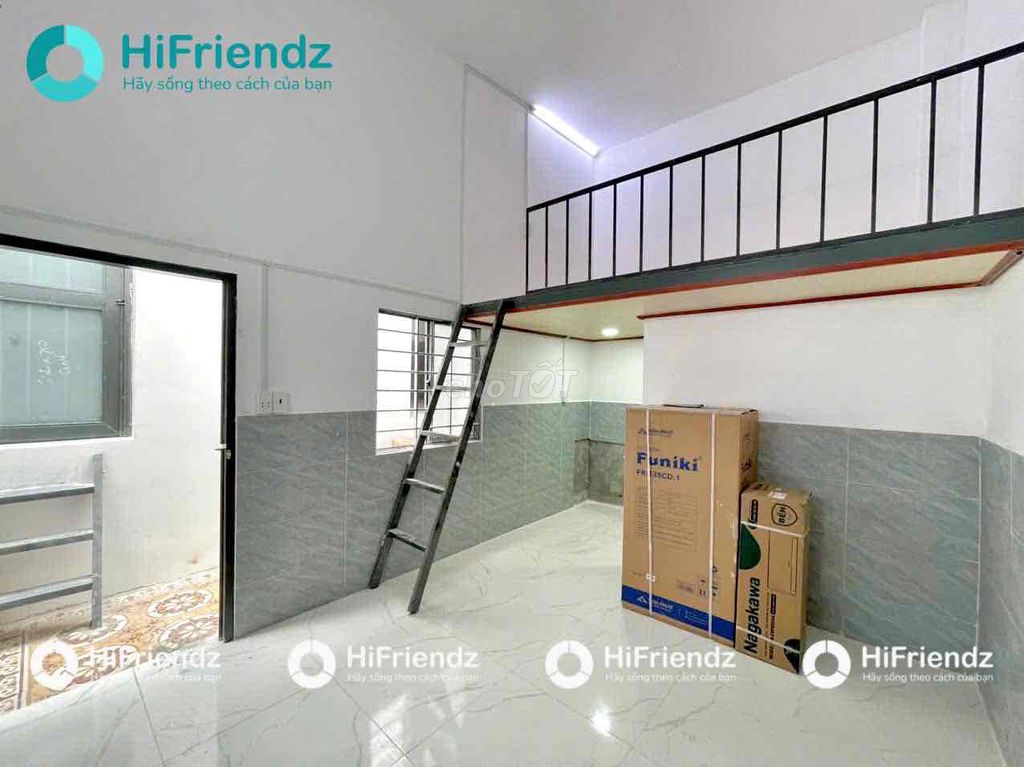 Cho Thuê Phòng Gác Cao 2m Đầy Đủ Nội Thất Gần Thạch Lam ĐH VHU Tân Phú