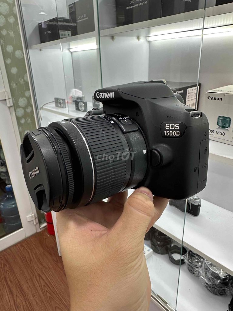 Máy ảnh Canon 1500D Đen ống kính 18-55mm. Mua bán Máy ảnh, Máy quay tại Quận 10 Tp Hồ Chí Minh được đăng bởi Máy Ảnh MD hình 1