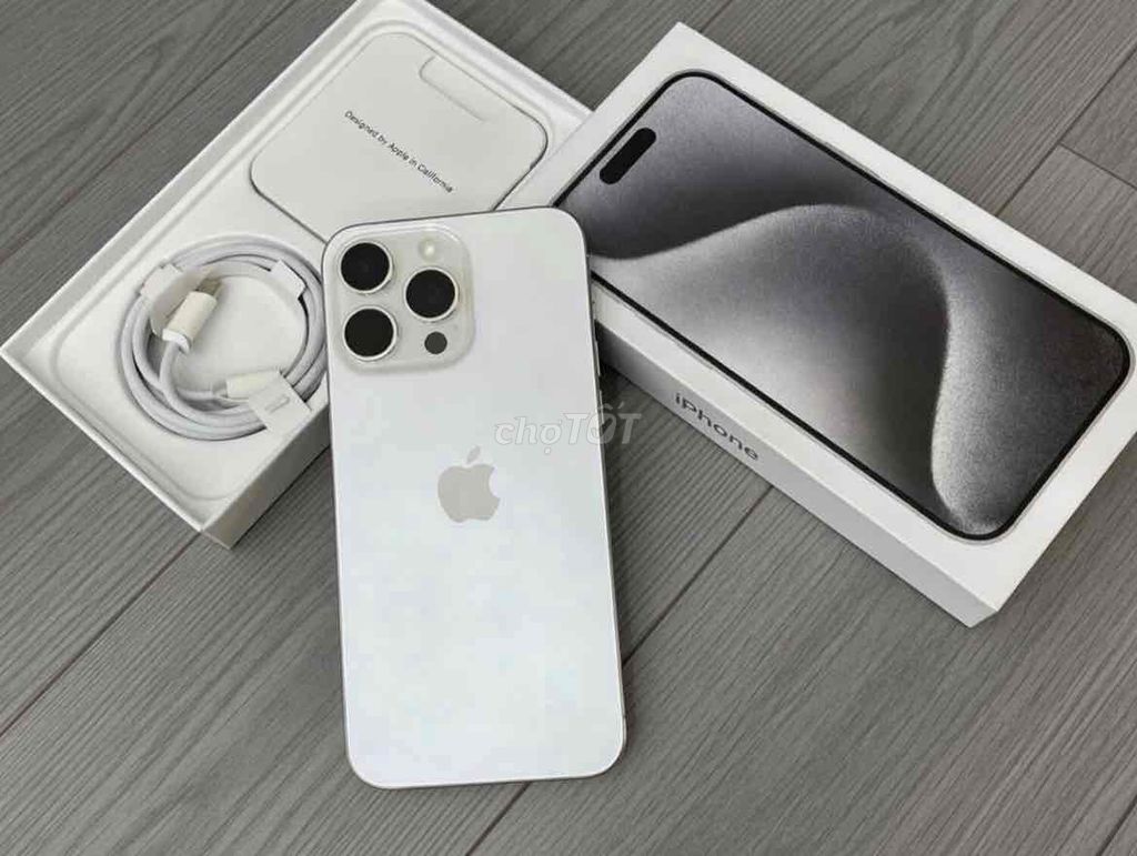 Apple iPhone 15 Pro Max 256GB Titan trắng. Mua bán Điện thoại tại Quận Ba Đình Hà Nội được đăng bởi thu hà hình 1
