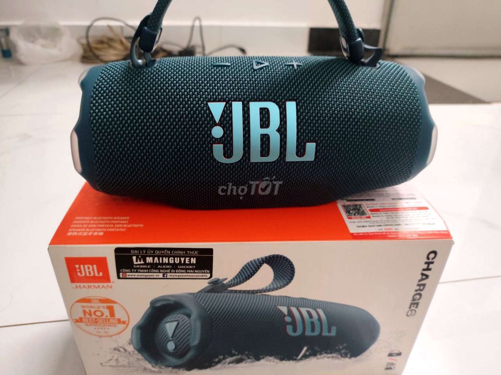 Loa Bluetooth JBL Charge 6 Xanh đậm. Mua bán Tivi, Âm thanh tại Quận 4 Tp Hồ Chí Minh được đăng bởi Thanh Tùng hình 1