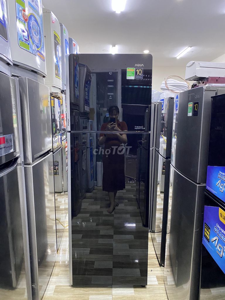 𝐓𝐑𝐀̉𝐆𝐎́𝐏🍉AQUA 340L INVERTER RẤT ĐẸP❌NGĂN ĐÔNG MỀM. Mua bán Tủ lạnh tại Thành phố Thủ Đức Tp Hồ Chí Minh được đăng bởi PHƯỚC THƯ Kho Điện Máy hình 2