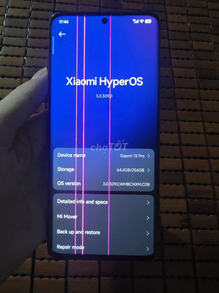 Xiaomi 13 pro 12GB/256GB sọc màn. Mua bán Điện thoại tại Quận Bình Thạnh Tp Hồ Chí Minh được đăng bởi Văn Quốc  hình 1