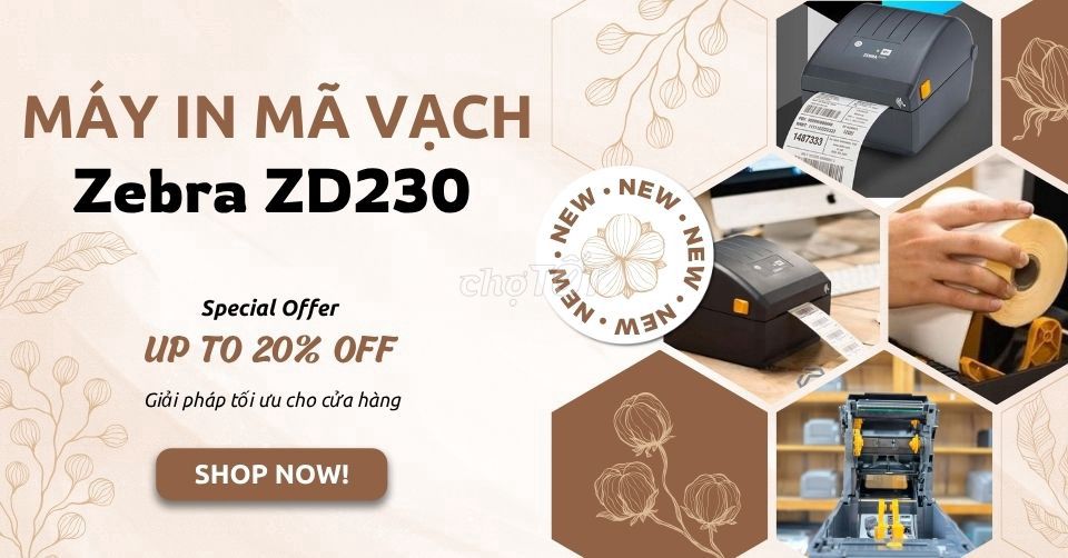 Máy in mã vạch Zebra ZD230. Mua bán Đồ dùng văn phòng tại Quận Thanh Xuân Hà Nội được đăng bởi Hoan Le hình 1