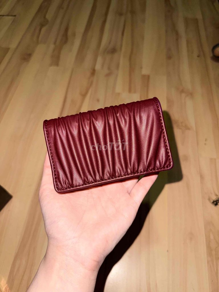 [AUTH] Ví đựng thẻ Charles & Keith Nữ Da Đỏ. Mua bán Túi xách tại Quận 10 Tp Hồ Chí Minh được đăng bởi Bao Nghi Doan Ngoc hình 1