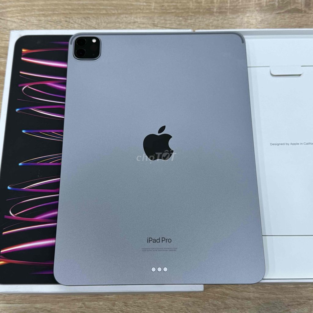 iPAD PRO 2022 M2 11 INCH, 128GB WIFI, Pin 100