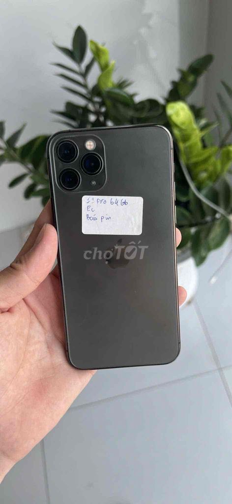 iPhone 11 Pro 64gb zin xanh đen pin new