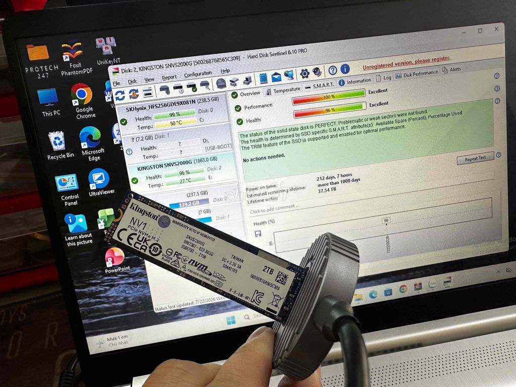 Ổ cứng SSD Kingston NV1 2TB PCIe NVMe M.2. Mua bán Linh kiện (RAM, Card...) tại Thành phố Biên Hòa Đồng Nai được đăng bởi thanh hình 1