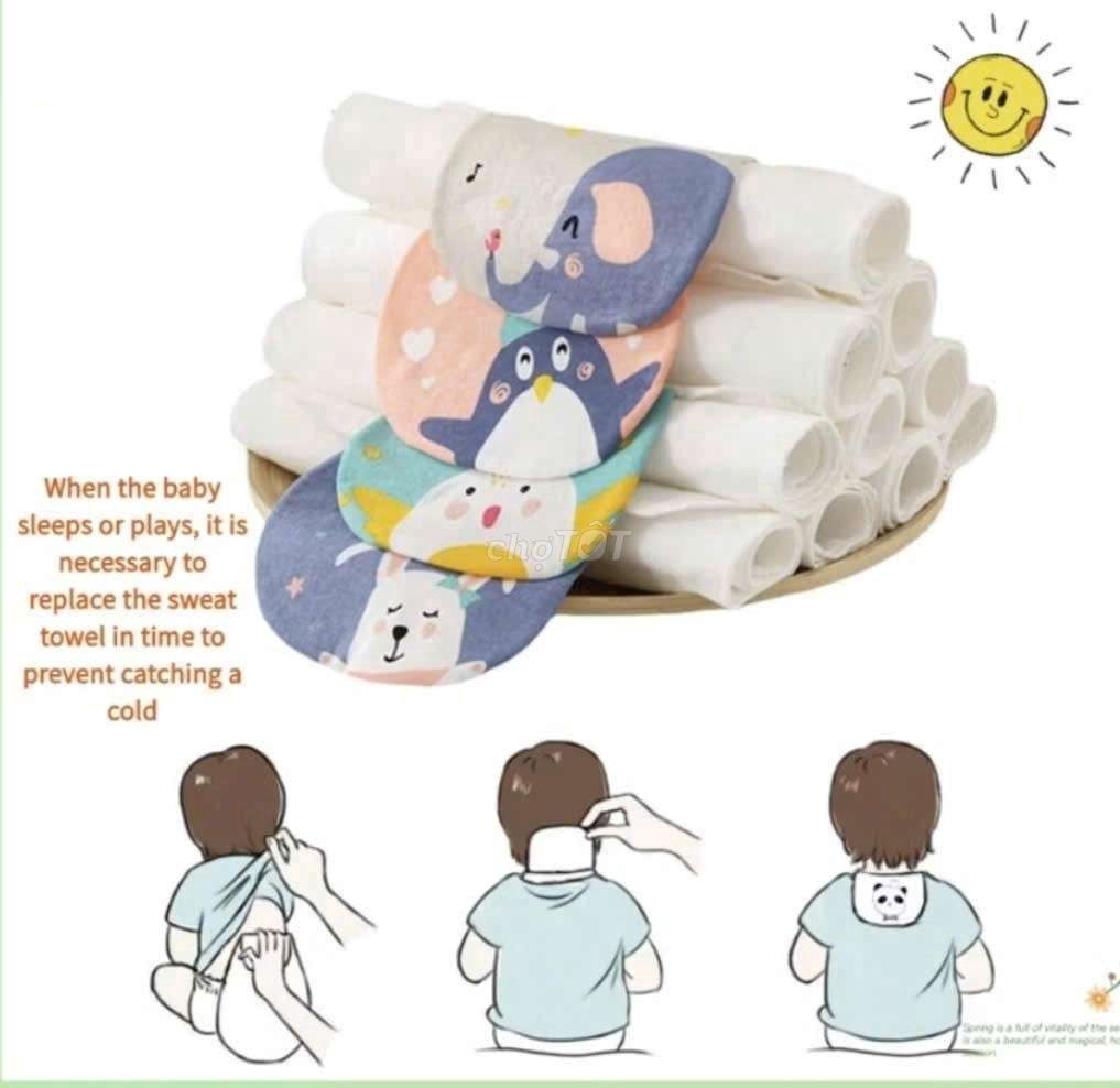 Khăn lót lưng vải thấm mồ hôi. Mua bán Mẹ và bé tại Thành phố Vĩnh Long Vĩnh Long được đăng bởi ST STORE chuyên sỉ hình 1