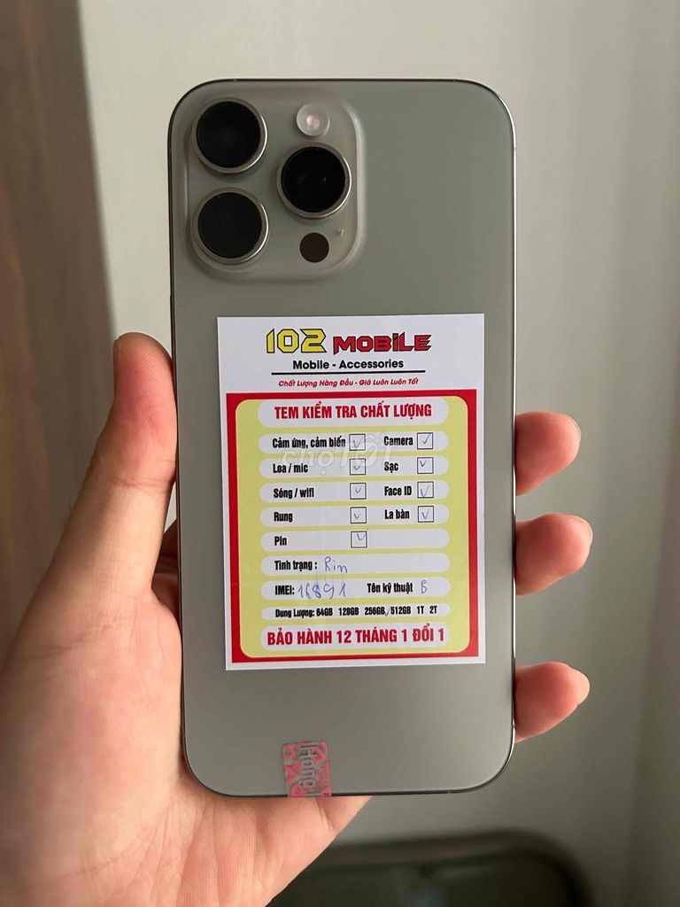 iPhone16ProMax256GB natu máy đẹp keng chuẩn zin. Mua bán Điện thoại tại Thành phố Buôn Ma Thuột Đắk Lắk được đăng bởi Nguyễn Hoàng hình 1