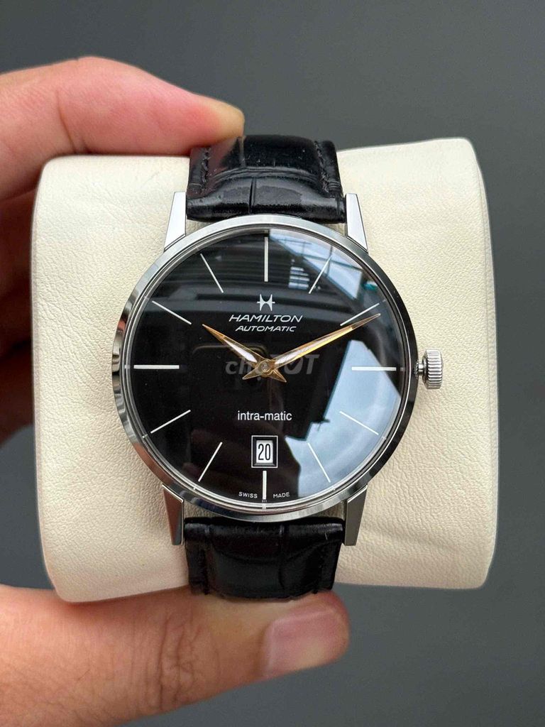 Đồng hồ Hamilton Jazzmaster 40mm Đen Kính Sapphire. Mua bán Đồng hồ tại Quận Bình Thạnh Tp Hồ Chí Minh được đăng bởi Thời gian là vàng là bạc  hình 1
